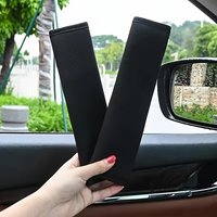 2/4pcs Car Seat Belt Cover Adjustable Plush Car Safety Belt Cover Shoulder Pad Soft Car Seat Belt Cover Car Accessories Interior