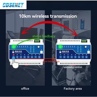 LoRa 433MHZ Wireless Remote Synchronized Switch CDSENT E860 Series 2/4/8Ways RS48510KM 2 Digital Inputs/Outputs AC DC