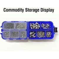 Mini double-sided fishing tackle box—a multifunctional, portable, and compartmentalized case for storing lures,hooks,accessories