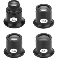 Monocular Eye Loupe Jewelers Eyepiece Magnifier Single Eye Repair Magnifying Glass 5X 10X 15X 20X Watchmaker Loupe Eye Loop