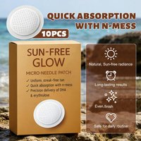 Natural Sun Free Tanning Micro Needle Patch Skin Brightening Glow Boosting Patch Gentle Safe Natural Bronzer Sunless Body Patch