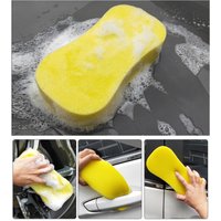 Car Cleaning Sponge Large Jumbo Sponge Car Auto Washing Sponge Pad Wax Polishing Car Cleaning Cloth Yellow Car Cleaner Tools