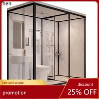 DSA Integrated Shower Room All-in-One Bathroom Dry-Wet Separation Hotel Apartment Toilet Integrated Sanitary Shower Room