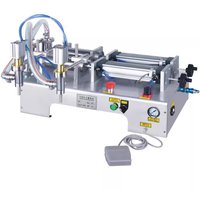 Automatic Double Heads Pneumatic Hopper Shampoo Moisturizer Lotion Cosmetic Oil Honey