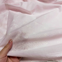 Light Pink 100%Cotton Fabric Ditsy Floral Print Soft Breathable Skin Friendly Dress Spring Summer Designer DIY Craft Material