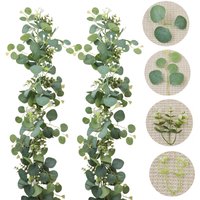 1/5PCS Artificial Plant Greenery Foliage Christmas Accessory Wedding Outdoor Garden Yard Decoration Home Room Table Wall Hanging