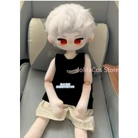 New 60cm Love and Deepspace Sylus Plush Doll Cartoon Diy Dress Up Toy Articulated Cotton Doll Girl Birthday Gift Xmas Cosplay