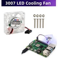 3007 mm Cooling Fan Blue LED 5V / 3.3A DC Brushless Cooler with M2.5 Screws for Raspberry Pi Orange Pi Banana Pi Jetson Nano
