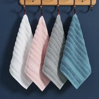 Small Pure Cotton Square Face Towel 35x35cm Strong Water Absorption Versatile Absorbent Hand Wipe for Face And Body