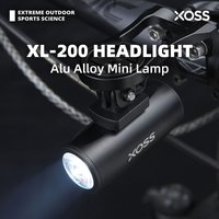 XOSS XL200 Bicycle Light 200lm Bike Headlight Waterproof Tpye-C Rechargeable MTB Front Lamp Bicycle Flash Light