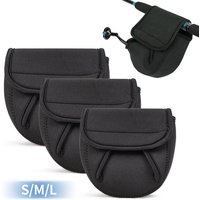 S/M/L Reel Storage Bags and Protective Covers Waterproof Reel Bag Lightweight Drop Shot Reel Bags Spinning Fishing Reel Cover