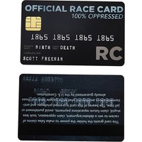 /KQM/Black Privilege Card Gag Novelty Wallet Size Collectable Laminated Gift Calendar Business Card Postcard