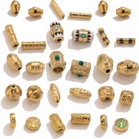 2pcs High Quality Stainless Steel Long Tube Beads for Jewelry Making Loose Spacer Beads DIY Bracelet Necklace Bracelets Finding