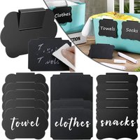 10PCS New Plastic Price Boards Mini Black Price Tags Signage Multifunctional Table Chalkboard Shop Store