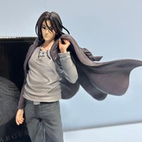 28cm Attack on Titan Eren Jaeger Figure PVC Anime Action Figure Replaceable Heads Figurine Doll Collectible Gifts for Boys Dolls