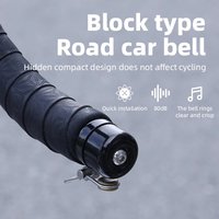 AliExpress BKPTX Bicycle Bell Curved Handlebar Plug Bell Horn Waterproof 80dB Loud High Decibel Ring Alarm Bell Road Bike Accessories