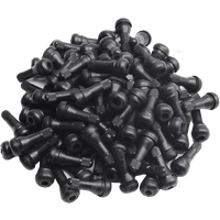 AliExpress NONE 100x TR413 Tubeless Tyre Valves &Dust Caps Rubber Snap In Car Bike Wheel Kit