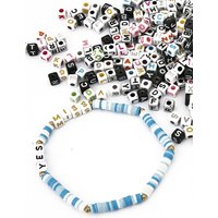 Professional 5-6mm Acrylic Alphabet Square Beads - 200/100pcs Multi-Size DIY Jewelry Supplies for Craft