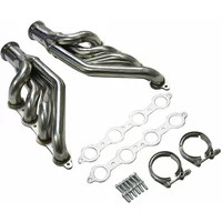 Car Modification Turbo Manifold Exhaust Header For 1997-2014 Small Block V8 LS1/LS2/LS3/LS6 LSX
