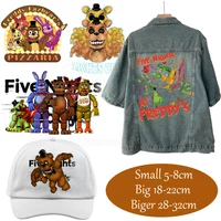 New Style Fnafs Patches for Clothing Five Nights At Freddy´s Figure Heat Transfer Stickers for T-Shirt Anime Patch Sticker DIY