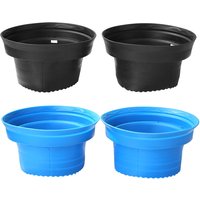 2pcs 6.5in Waterproof Car Speaker Covers Silicone Auto Horn Spacer Accessories