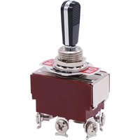 5pcs Momentary Toggle Switch DPDT (ON)-Off-(ON) 6 Terminal 3 Pin Toggle Switches 12V Heavy Duty Rocker Toggle Switch waterproof