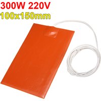 220V 300W Engine Oil Pan Sump Tank Silicone Rubber Heating Pad Heated Plate Kits For Car SUV Truck Waterproof Insulation Board