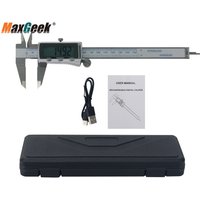 MaxGeek Rechargeable Digital Vernier Caliper with Back Light Function USB-C Charging Measuring Tools 150mm/200mm/300mm