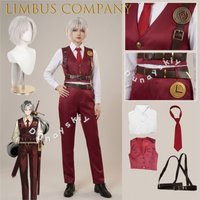 Limbus Company Lucio Sinclair Cosplay Costume Full With Distinctive Finger Emblem Pattern Layered Fabric Design Comic Halloween