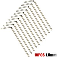 10pcs L-Type Hex Wrench Hexagon Wrench Key Wrench Steel Portable Set 1.5mm/2mm/2.5mm/ 3mm/6mm Hand Tools