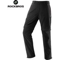 AliExpress ROCKBROS Sports Pants 2 In 1 Detachable Motor Bike Pants Reflective Outdoor Running Pants with YCC zipper Racing Trousers