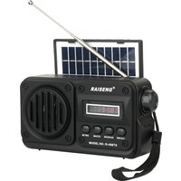 49BTS Wireless Bluetooth speaker MP3 playback FM radio Solar charging emergency radio full band high sensitivity