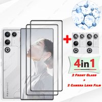 For ZTE nubia RedMagic 11 Air Glass Screen Protector For RedMagic 11 Air 5G Black Edge Protective Film Camera Lens Protector
