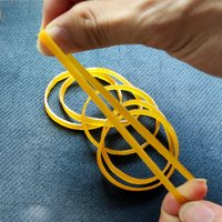 200Pcs 3.2 Inch Stretchable Sturdy Elastic Rubber Bands Fasteners Elastic Bands Stretchable Sturdy Rubber Elastics Bands