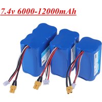 7.4V 6000mAh/12000mah 18650 2S Li-ion Battery XT30 plug/USB for HUINA 580 550 582 583 1580 1583 1580-005 RC toys cars accessory