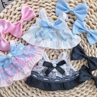 Fashion Cute 10CM Cotton Doll Clothes Changing Dressing Game High Quality Skirt Suit Dolls Accessories Girls Toys