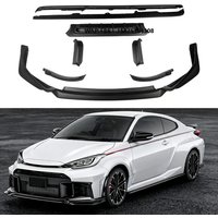 New Arrival Matte Carbon Fiber T Style Bodykit for Gr Yaris Gen 2 Front Bumper Lip Rear Diffuser Rear Spats Side Skirts