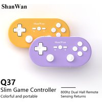 ShanWan Q37 Mini Wireless Gamepad Bluetooth Micro Game Controller Hall Double Joystick For PC Windows Android IOS Mobile Phone
