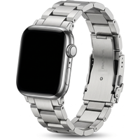 Solid Stainless Steel Watch Band Heavy Duty Metal Link Strap Compatible with Apple Watch Ultra 49mm 45mm 44mm Series 9 8