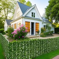 Artificial Ivy Privacy Fence Wall Screen Simulated Fence Leaf Fake Leaf Fence Faux Ivy Leaf Decoration for Outdoor Garden Decor