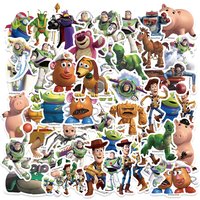 1 Pack Cute Sticker Toy Story Action Figures Woody Mr Potato Head Buzz Lightyear Paper Model Decorative Supplies Kid Gift Toy