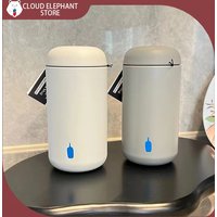 Hot Sales 350ML Blue Bottle Stainless Steel Thermos Bottle Home Portable Coffee Cup Outdoor Camping Water Glass Carter Cups Gift