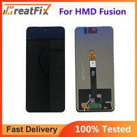 6.56" For HMD Fusion LCD Display Touch Screen Digitizer Glass Panel Sensor Full Assembly For HMD Fusion Pantalla Spare Parts
