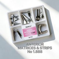 30PCS Saddle Matrix Matrices & STRIPS 0.05MM Sectional Forming Clips Kit No.1888