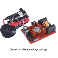 250W DC 12-30V ZVS Coil Flyback Driver Module Ignition Coil Induction Driver Board High Voltage Generator Tool Kit with Fans