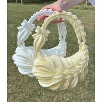 Original Niche Ins Fried Dough Twists Braid Shaped Handbag Women's Lovely Princess Party Long Contract 3D TPU Flip Soft Bag
