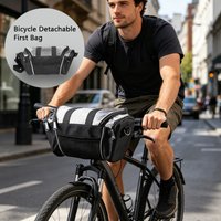1pcs Handlebar Trail Bag for Adventure Motorcycles,Dirt Bikes,ATV,eBikes Storage for Tools,Phone,Keys,Snacks Zippers