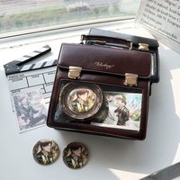 Japanese Retro Letter Sweet Shoulder Bag Women Transparent Anime Square Large Capacity Ita Bag Ladies Everyday Crossbody Bag New