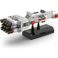 MOC Mini Spaceship Building Blocks Toys kit Space Wars The Tantive IV - Rebel Blockade Runner DIY Model Bricks Toy Kids Gift