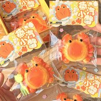 Little Crab Press-and-Release Relaxation Toy - Simulated Crab Shape Stress Relief Tool - Cute Desktop Decoration Item